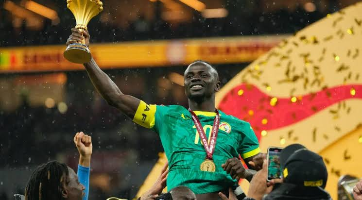 Sadio Mané during his international football career